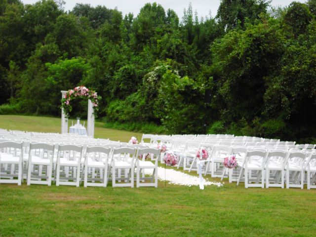 empty seats at a wedding